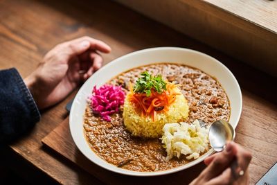 おなかが空いたら・・・
スパイシーキーマカレー - カフェ ZUTTO-COFFEE カフェ ZUTTO‐COFFEE離れの室内の写真