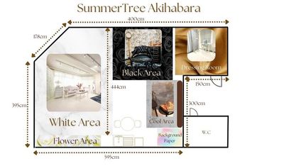 間取り図 - フォトスタジオSummerTree秋葉原 【秋葉原５分/神田２分】フォトスタジオSummerTree秋葉原の室内の写真