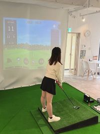 全部の傾斜打ちができます！ - インドアゴルフ練習場 sakuttoGOLF 福岡天神店の室内の写真