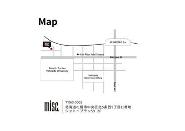 地図 - misc. ギャラリーmisc. / 多目的スペースmisc.のその他の写真