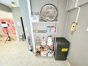 ご利用の方は、こちらの備品は無料でお使いいただけます。 - 姫スタジオ　大名店の設備の写真