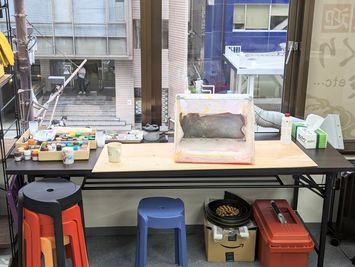 塗装ブース - Activity Lab. 創-sou- FAB作業場 木工・塗装、３D Print、CNC、七宝焼、色々の設備の写真