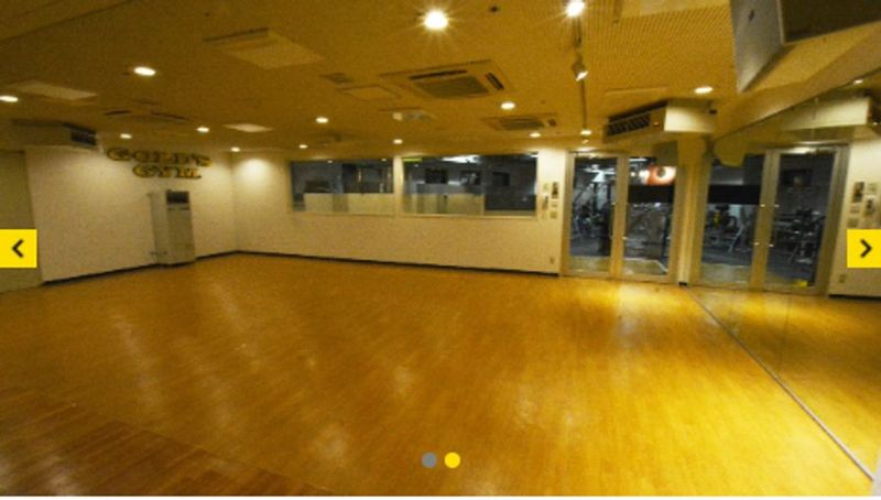 ゴールドジム国立東京店 ゴールドジムダンススタジオの室内の写真