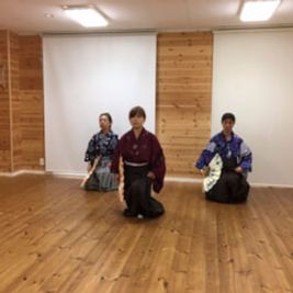 京都から能楽師の方が月一稽古に - 表現スペース4 スタジオスペースの室内の写真