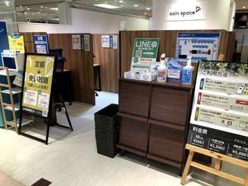 コインスペース錦糸町マルイ店 1人用席（通話・会話OK）の入口の写真