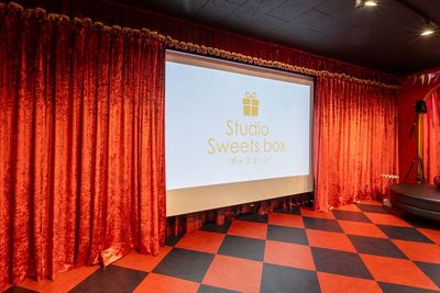 スクリーン＆カーテン - Studio Sweets box 鶯谷 【商用利用】ポップコーン【多目的スタジオ】の室内の写真