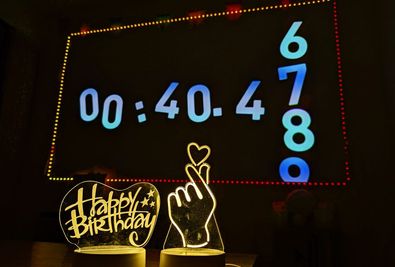 誕生日会を彩る、Happy Birthday 3Dライト🎂 - Ex2～Party天満～の室内の写真