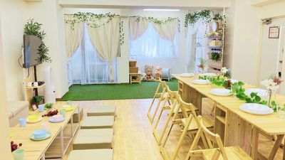 最大25名収容・22名着席できる広々スペース42㎡！ - Forest room 池袋の室内の写真