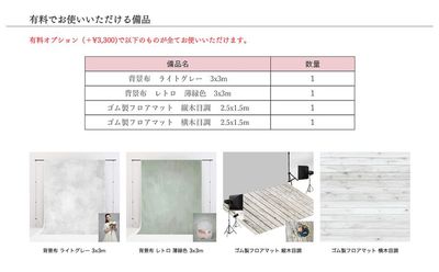 【有料】でお使いいただける備品 - ファブル富ヶ谷スタジオ 【✨レビュー割✨プラン】（土日祝も利用可！）の室内の写真