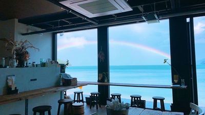 目の前は綺麗な瀬戸内海！カフェ&大きな鏡があるヨガスタジオレンタルスペース - CORAL CAFE 310 カフェ&ヨガスタジオスペース