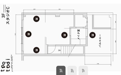 totoi photo studioの室内の写真