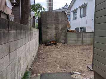 戸建裏の更地 扇大橋駅徒歩10分の更地の室内の写真