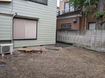 戸建裏の更地 扇大橋駅徒歩10分の更地の室内の写真