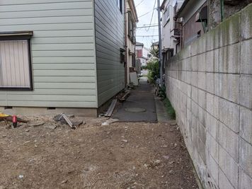 戸建裏の更地 扇大橋駅徒歩10分の更地の室内の写真