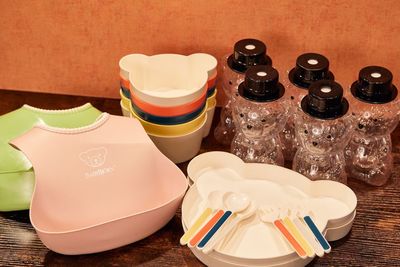 お子さま用の食器類も完備♪ - 🧸Moff room《下北沢店》🧸 1〜10名様用ママ向けスペース🧸Moff room下北沢🧸の室内の写真