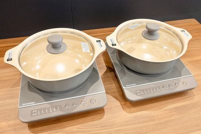 お鍋をご希望の方は有料オプション(キッチン利用)をご選択ください。 - 〈SMILE工房☆ヴェルデ錦糸町〉 １〜15名様専用_Verde錦糸町の設備の写真