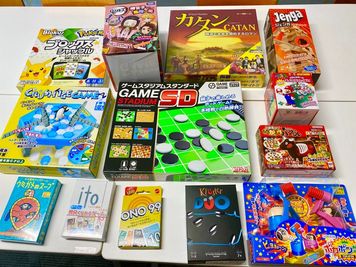 🎉パーティゲーム遊び放題プラン🎉
ボードゲーム、カードゲーム、パズルなど15種以上が遊び放題のオプションです。オプション1つ追加で何名様でもご利用可能！ - 【大門駅30秒/浜松町駅4分】テレワーク/会議/セミナー💻✍️ 🍌Monkey Space大門🍌シンプルで使いやすい会議室の設備の写真