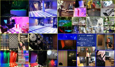 NIGHT PHANTASY STUDIOは
１F,２F、屋外の３つのエリアがございます - NIGHT PHANTASY STUDIOの室内の写真