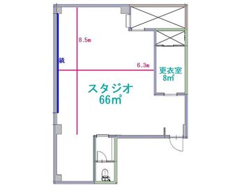 広さ　66㎡
利用人数目安　16名 - Hina STUDIO(ヒナスタジオ)【目黒スタジオ】 Hina STUDIO（ヒナスタジオ）【目黒スタジオ】の室内の写真