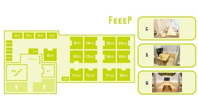 FEEEP上野店 上野駅徒歩1分｜100名利用可】貸切/Wi-Fi/電源/モニターの設備の写真