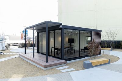 お部屋の外観はこちらです！※始めに別棟の受付までお越しください
 - U-SPACE　福山中央店 Meeting1の外観の写真