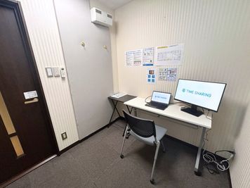 【集中して作業する際やWEB会議にご利用いただけます！】 - TIME SHARING 銀座 旗ビル roomWの写真 - TIME SHARING 銀座 旗ビル roomWの室内の写真