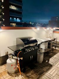 本格的なBBQグリルを完備。仲間や家族とのバーベキューを楽しめます - 根津スカイツリーテラスの設備の写真