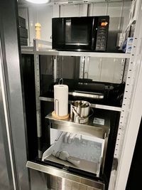 電子レンジ、製氷機、キッチン備品が完備しております。 - 根津スカイツリーテラスの設備の写真