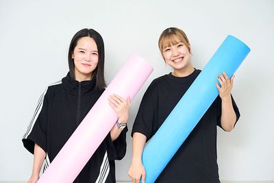 ヨガポールは８本あります！ - レンタルスタジオ「M's」市川 市川駅前のレンタルスタジオ「M's」です。の設備の写真