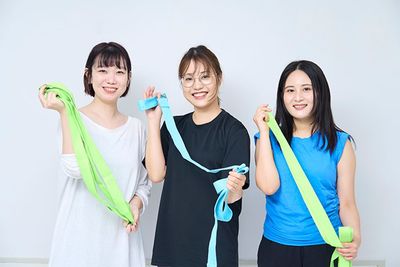 ヨガベルトでストレッチも楽々！ - レンタルスタジオ「M's」市川 市川駅前のレンタルスタジオ「M's」です。の設備の写真