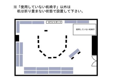 ワークショップ用のレイアウト - SMG/本町・カーニープレイス ＳＭＧ貸し会議室/カーニープレイス本町ビルの室内の写真