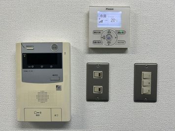 【電気や空調のスイッチは入り口付近にございます。】 - TIME SHARING 水天宮前 BS箱崎ビル 4Fのその他の写真