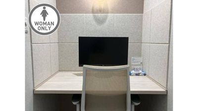 【女性専用】SoloTime横浜西口 ROOM YK04/高防音性完全個室/Wi-Fi・電源・モニター完備/ドリンク・お菓子有 - SoloTime 横浜西口