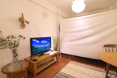 ZenAbode902 新宿 キッチン付き 木の温もり感じる落ち着き空間の室内の写真