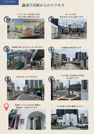 南千住駅からの行き方（簡易版） - ホワイトハウス泪橋 ホワイトハウス「泪橋」の室内の写真