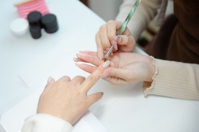 作業スペース - Nail&Beauty PLUME.【プリュム】 レンタルサロン　ネイルスペース　の室内の写真