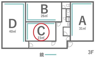 本厚木駅南口、徒歩1分！2023年オープンの多目的ダンススタジオです。【Ｃスタジオ】 - レンタルダンススタジオ24/7