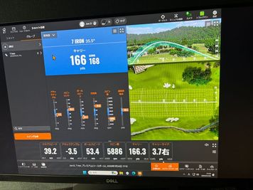 AI機能により最適値を分析 - The Golf House 京橋八丁堀の設備の写真