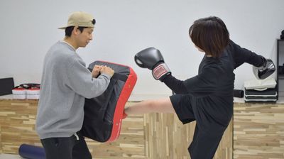 楽しくキックボクシングを楽しめます - 赤坂・溜池山王の貸スペース　ペチャクチャ 【港区・赤坂】溜池山王駅徒歩3分！レンタルキックボクシングジムの室内の写真