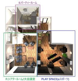 SHARE BLUE一宮 【PLAY SPACE】ブース①の室内の写真