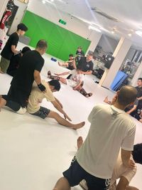 Kanagawa Kickboxing Academy 首都圏最大級のマットスペースのMMA &キックボクシングジムの室内の写真