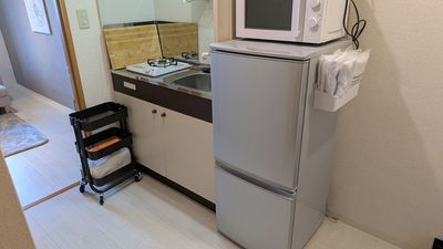 調理器具やカトラリー各種はキッチンにご用意❣️ - ジョイスポット四条烏丸Ⅰの室内の写真