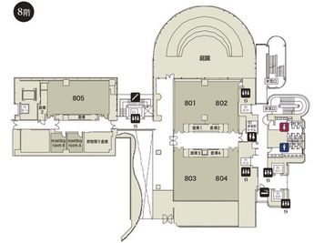8Fフロアマップ - 大阪会議室 ブリーゼプラザ　ホール＆カンファレンス 804号室のその他の写真
