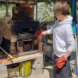 ピザ窯で焼くピザづくり体験 - 吟風農園（GINPUU　FARM） 吟風農園　アウトドア　レンタルスペースの設備の写真